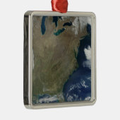 Ornement Carré Argenté Est des États-Unis (Droite)