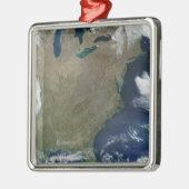 Ornement Carré Argenté Est des États-Unis (Gauche)