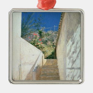 Ornement Carré Argenté Étapes dans un jardin, Algérie, 1883