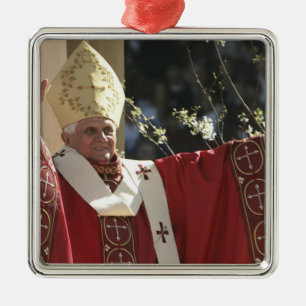 Ornement Carré Argenté États-Unis, Washington, D.C. Pope Benedict 2