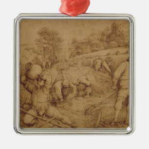 Ornement Carré Argenté Été, 1568