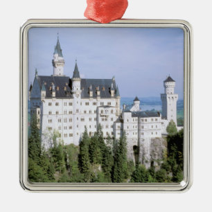 Ornement Carré Argenté Europe, Allemagne, Château de Neuschwanstein, cons