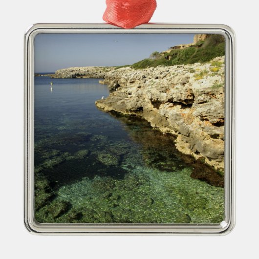 Ornement Carré Argenté Europe, Espagne, Minorque (alias Menorca), Binibec (Devant)