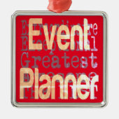 Ornement Carré Argenté Event Planner (Devant)