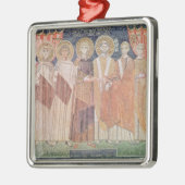 Ornement Carré Argenté Évêque de octroi de Constantine IV privilèges (Gauche)