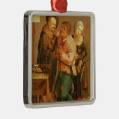 Ornement Carré Argenté Extraction de dent (Droite)