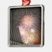 Ornement Carré Argenté Feu explosé (Gauche)