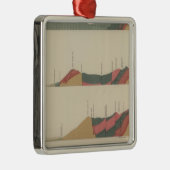 Ornement Carré Argenté Feuille de Special d'Aspen (Droite)