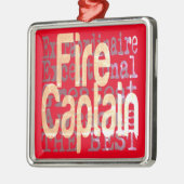 Ornement Carré Argenté Fire Captain Extraordinaire (Gauche)