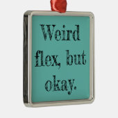 Ornement Carré Argenté Flex bizarre (Droite)