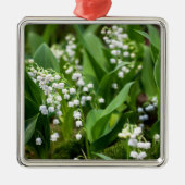 Ornement Carré Argenté Flowers | Lily of the Valley Sweden (Devant)