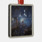 Ornement Carré Argenté Flux de gaz et de poussière (Droite)