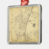 Ornement Carré Argenté Fordham (Gauche)