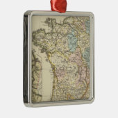 Ornement Carré Argenté Gallia (Droite)