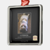 Ornement Carré Argenté Gentillesse (Gauche)