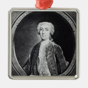 Ornement Carré Argenté Gioacchino Conti, "Gizziello",