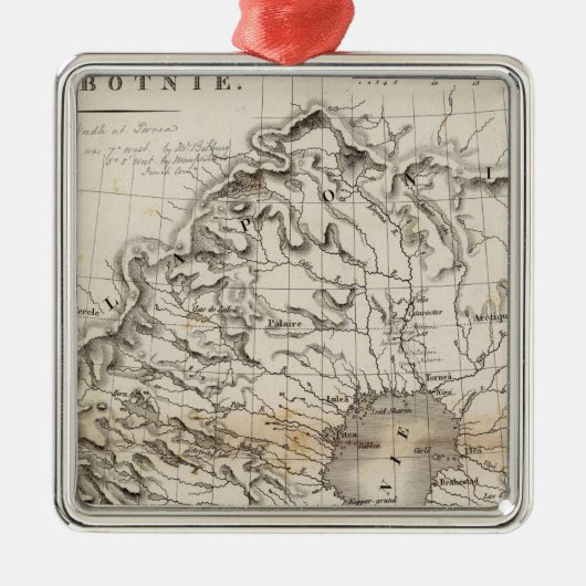 Ornement Carré Argenté Golfe de Botnie (Devant)