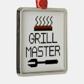 ORNEMENT CARRÉ ARGENTÉ GRILL MASTER (Droite)
