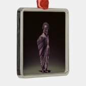 Ornement Carré Argenté Guerrier spartiate (Droite)