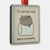 Ornement Carré Argenté guimauve (Droite)