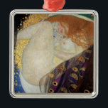 Ornement Carré Argenté Gustav Klimt - Danae<br><div class="desc">Danae - Gustav Klimt,  Huile sur toile,  1907</div>