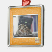 Ornement Carré Argenté Halètement ! (Gauche)