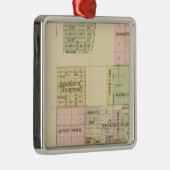 Ornement Carré Argenté Hastings, Nebraska (Droite)