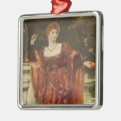 Ornement Carré Argenté Hesperia (par Frank Dicksee) (Gauche)