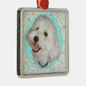 Ornement Carré Argenté Heureux Havanais (Droite)