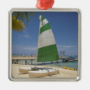 Ornement Carré Argenté Hobie Cat, Plantation Island Resort