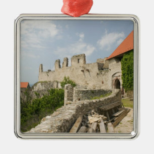 Ornement Carré Argenté HONGRIE, région du lac Balaton, SUMEG: Sumer