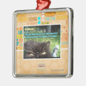 Ornement Carré Argenté Hoomanz (Gauche)