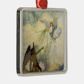 Ornement Carré Argenté Hors, t'as glacé des esprits, vole (Droite)