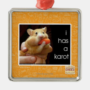 Ornement Carré Argenté I a un karot