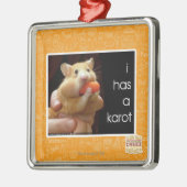 Ornement Carré Argenté I a un karot (Gauche)