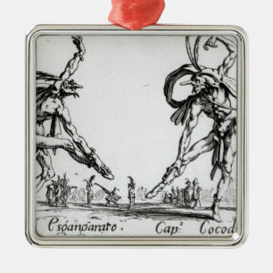 Ornement Carré Argenté I Balli de Spessanei, ou Le Grande Chasse