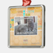 Ornement Carré Argenté I demande un frère (Gauche)