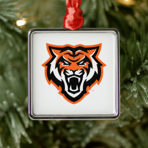 Ornement Carré Argenté Idaho State University Bengals Spirit Design