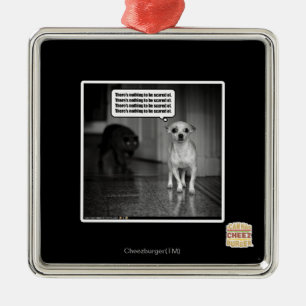 Ornement Carré Argenté Il n'y a rien à craindre