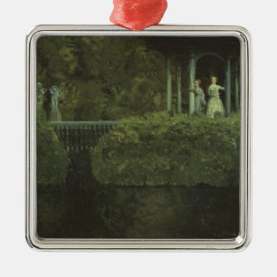 Ornement Carré Argenté Île de l'Amour (par Konstantin Somov)