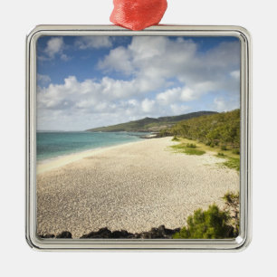 Ornement Carré Argenté Ile Maurice, Rodrigues, Saint-François, St.