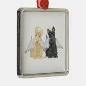 Ornement Carré Argenté Îles Scottish (Droite)