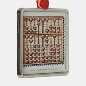 Ornement Carré Argenté Illustration d'abaque (Droite)