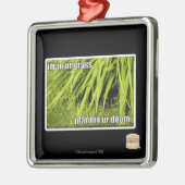 Ornement Carré Argenté im dans l'herbe d'ur (Gauche)