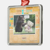 Ornement Carré Argenté Imposter ! (Gauche)