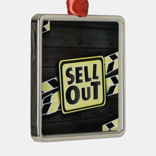 Ornement Carré Argenté Impression d'art vendue (Droite)