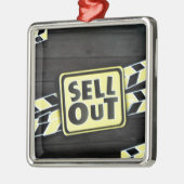 Ornement Carré Argenté Impression d'art vendue (Gauche)