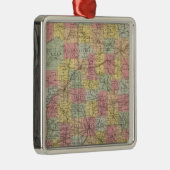 Ornement Carré Argenté Indiana (Droite)