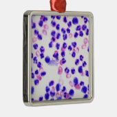 Ornement Carré Argenté Infection de staphylocoque (Droite)