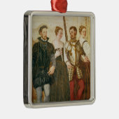 Ornement Carré Argenté Invitation à la danse (Droite)